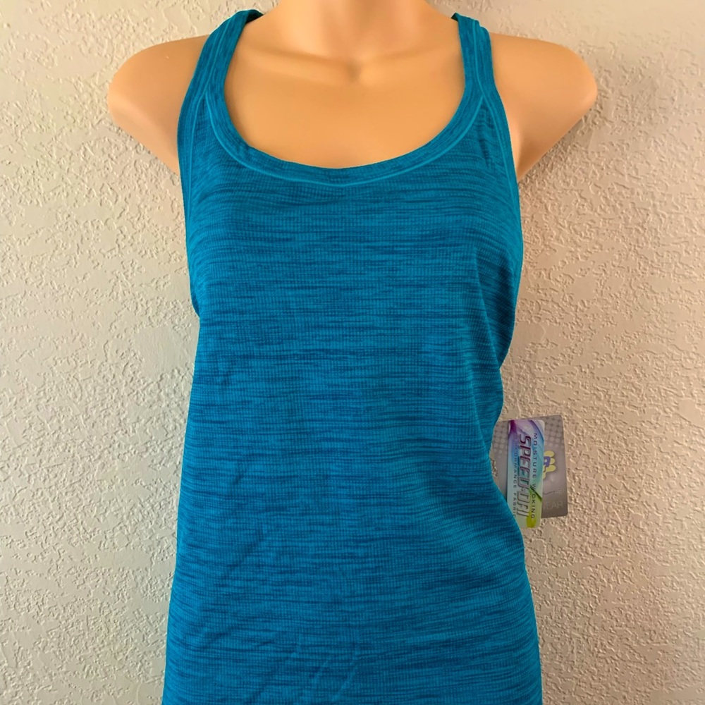 Activat8 Racerback Tank top Size XL Teal/Blue